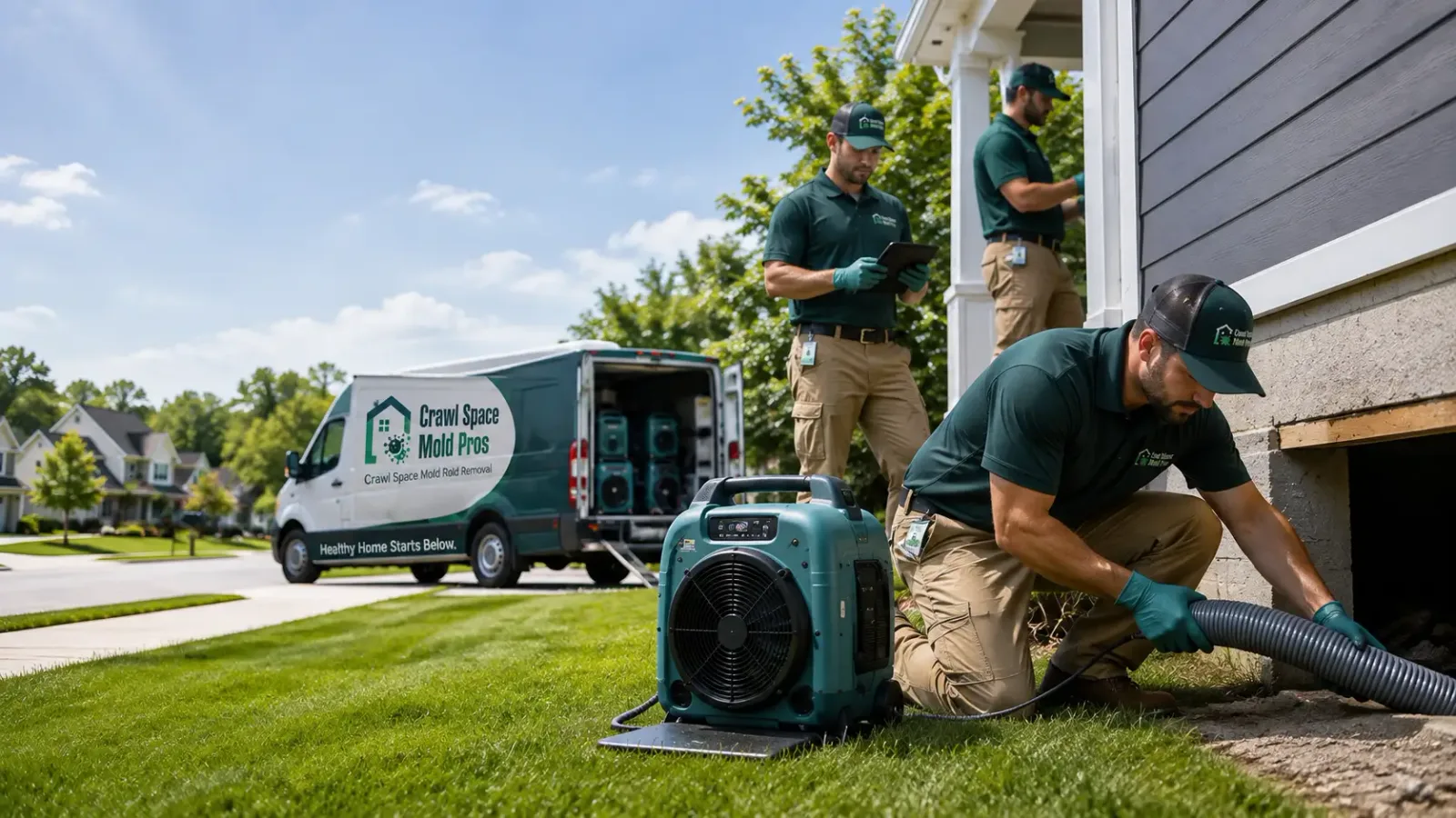Crawl Space Mold Removal in Elsmore, KS